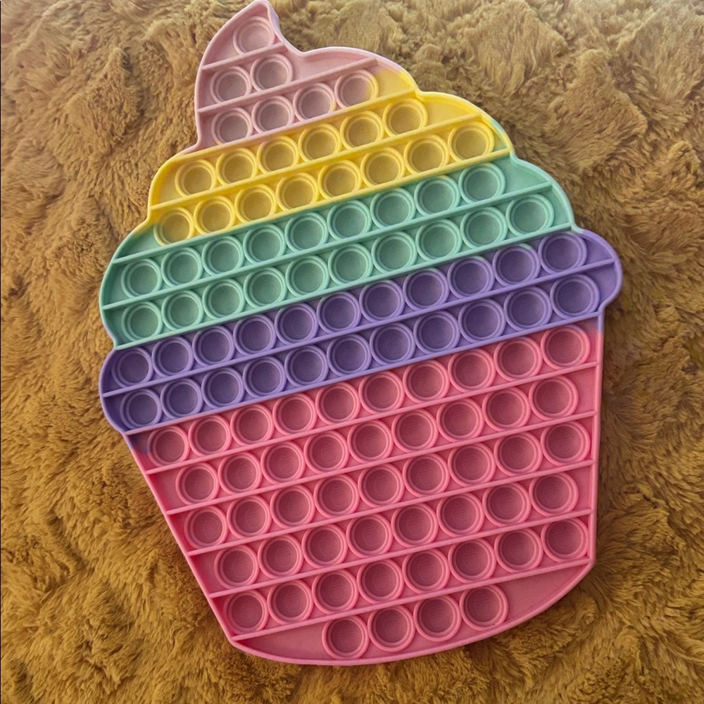 Cupcake Pop It Fidget Toy Large